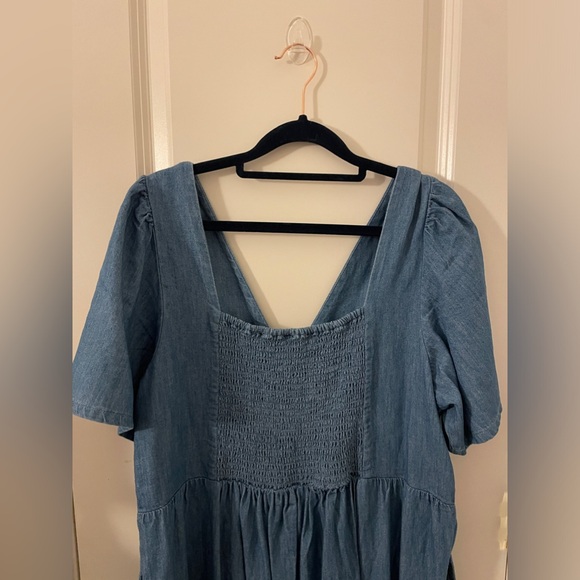 Waist-Defined Puff-Sleeve Jumpsuit - Picture 5 of 8